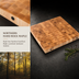 Thumbnail image #4 for John Boos Boos Block 30 x 25 x 3 Inch End Grain Maple Island Countertop with Cream Finish and Beeswax