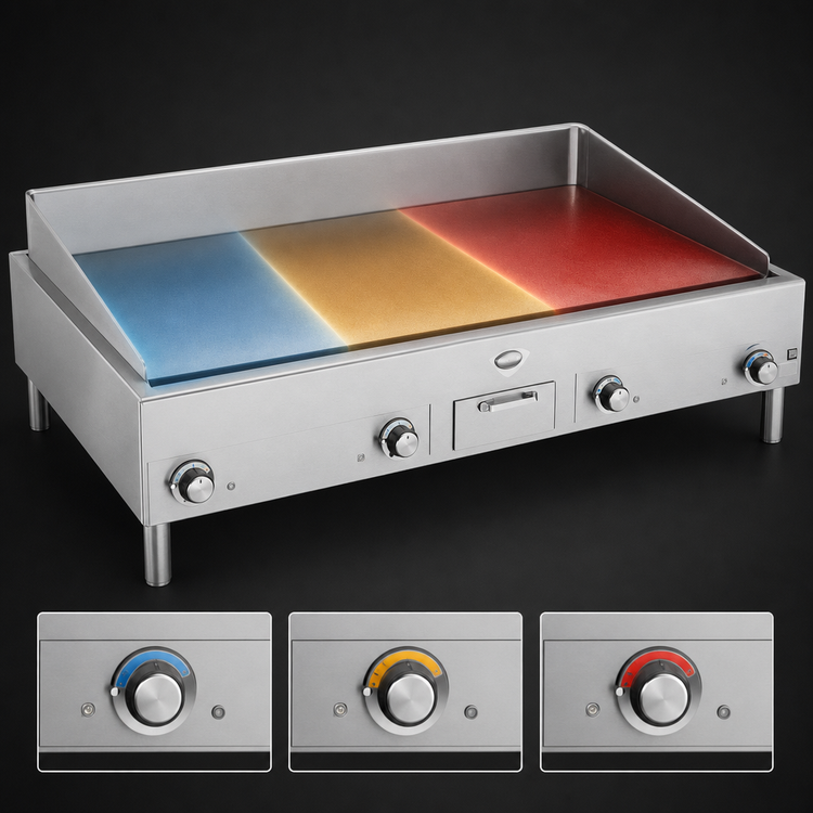 Product image #4 for Wells G-24 Countertop Electric Griddle with Smooth Polished Steel Plate