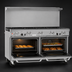 Thumbnail image #4 for Southbend Ultimate 60-Inch 8-Burner Gas Restaurant Range with Standard Oven and Convection Oven