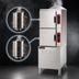 Thumbnail image #4 for Vulcan ET Series Low Water Energy Electric Floor Steamer, 2 Compartments, 24-Inch Cabinet Base, 10-Pan Capacity