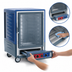 Thumbnail image #4 for Metro C5 3 Series Half-Height Mobile Heated Holding and Proofing Cabinet with Clear Polycarbonate Door, Blue Insulation Armour, 1440W