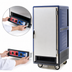 Thumbnail image #4 for Metro C5 3 Series 3/4 Height Low-Watt Heated Holding and Proofing Cabinet, Blue, Fixed Wire Slides