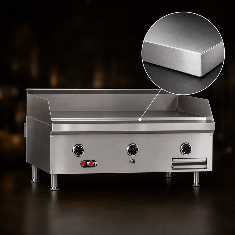 Product image #4 for Southbend HDG-60-M Countertop Gas Griddle with 60-Inch x 24-Inch Cooking Surface, 1-Inch Polished Steel Plate