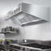 Thumbnail image #4 for SpecAir HESFA96-138 Wall Type Front Discharge Make-Up Air Exhaust Hood, 138 Inches Wide, Short Front