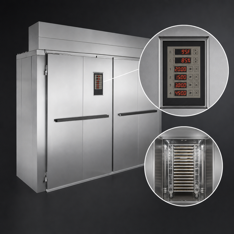 Product image #4 for Baxter PW3S Triple-Wide Roll-In Proofer Cabinet, 40.5-Inch Deep, 2-Door, Floorless, Stainless Steel