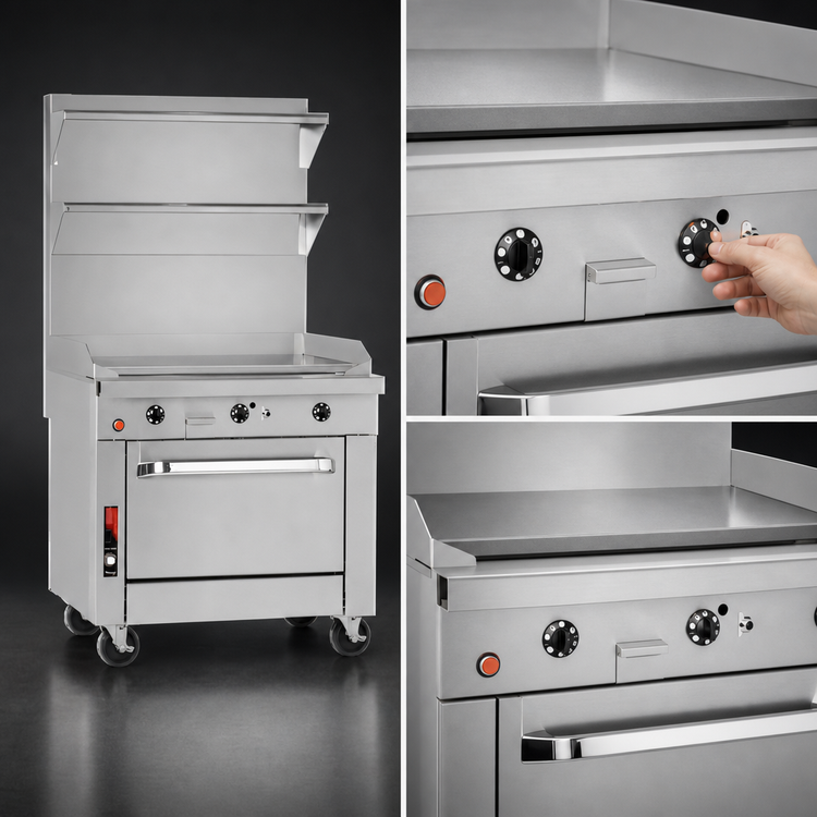 Product image #4 for Southbend Platinum 24-Inch Heavy Duty Gas Modular Griddle Range with 1-Inch Thick Plate