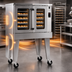 Thumbnail image #4 for Southbend Platinum Single Deck 11 kW Electric Bakery-Depth Ventless Convection Oven with Touch Screen Controls and Independent Doors