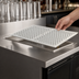 Thumbnail image #4 for Perlick Drop-In Stainless Steel Drip Tray Trough for Service Stations, 24 x 12 Inches