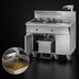 Thumbnail image #4 for Commercial Electric Floor Fryer, Two-Tank, 75 lb. Capacity Each, Built-In Filter System
