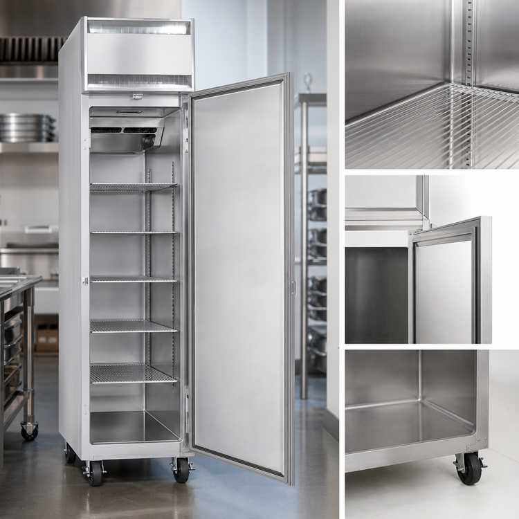 Product image #4 for Continental Refrigerator 1FSENSS Slim Line One-Section Reach-in Freezer