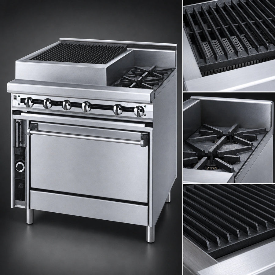 24" Charbroiler Section