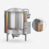 Thumbnail image #4 for AccuTemp Edge Series 25 Gallon Gas Stationary Kettle with 2/3 Jacket and 316 Stainless Steel Liner