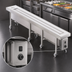 Thumbnail image #4 for Dinex DXIESB8 8 ft. Band Belt Tray Make-Up Conveyor