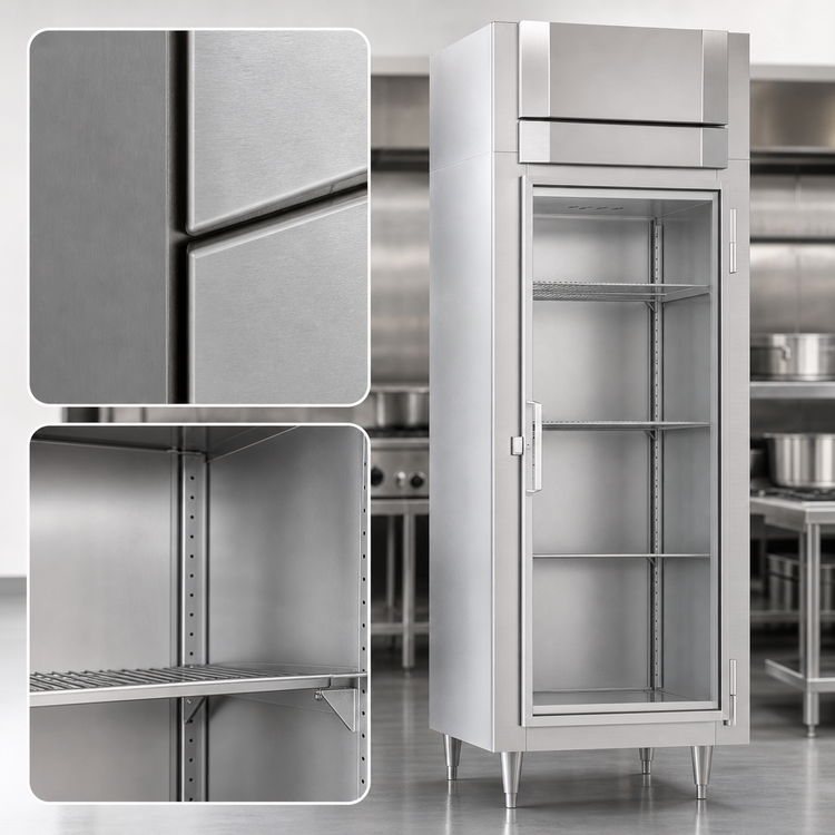 Product image #5 for Victory UltraSpec™ FS-1D-S1-EW-G-HC One-Section Extra Wide Glass Door Reach-in Freezer