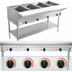 Thumbnail image #4 for BevLes 4-Well Electric Dry Heat Steam Table with Open Pan Wells, 58-Inch Wide, 120V