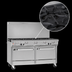 Thumbnail image #4 for Southbend Ultimate 60-Inch Gas Restaurant Range with 6 Open Burners, 24-Inch Griddle and 2 Cabinets