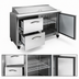 Thumbnail image #4 for IKON Refrigeration Mega Top Sandwich/Salad Prep Table, 2-Section, 61.2-Inch, 2 Drawers, 1 Door, 24-Pan Capacity