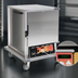 Thumbnail image #4 for Panco Half-Size Heated/Proofing Holding Cabinet, Non-Insulated, Solid Door, Narrow Width, Wire Universal Slides
