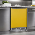 Thumbnail image #5 for Summit Appliance 24-Inch ADA Height Undercounter Refrigerator-Freezer with Saffron Gold Door