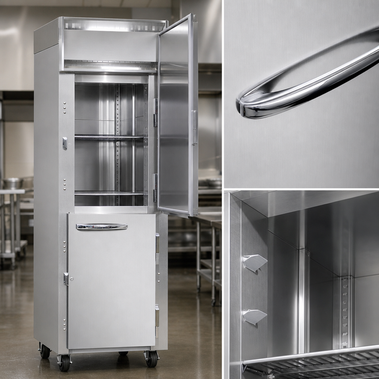 Product image #4 for Continental Refrigerator 1FNSSHD One-Section Half-Height Door Reach-In Freezer