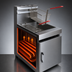 Thumbnail image #4 for Comstock-Castle Castle Series 14HC Countertop Gas Tube Fryer, Stainless Steel, 35 lb. Capacity