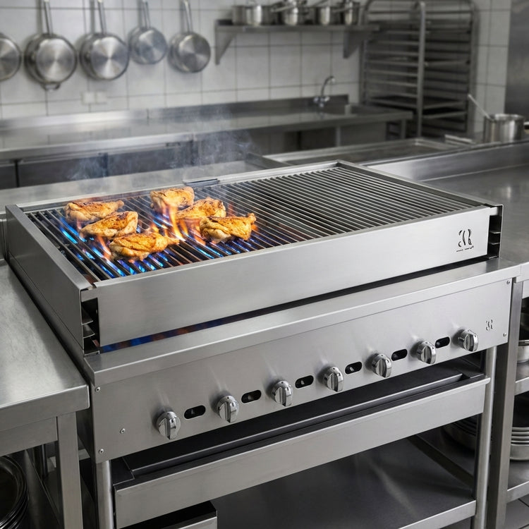 Product image #3 for Titan JCBH-42 42-Inch Gas High Production Chicken Broiler with 7 Burners