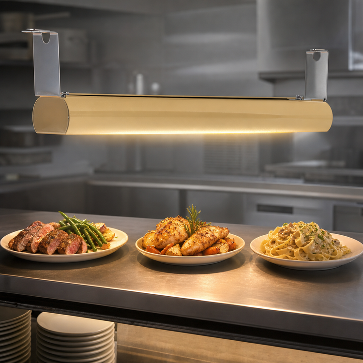 Product image #4 for Vollrath 48-Inch Low Profile Unlighted Strip Heat Lamp, 208V