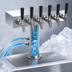 Thumbnail image #4 for Krowne 6-Faucet Glycol-Cooled T-Head Beer Tower, 18-Inch Box, Brushed Stainless Steel