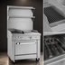 Thumbnail image #4 for Southbend Platinum 32-Inch Gas Heavy Duty Range with 16-Inch Griddle, 16-Inch Charbroiler, and Convection Oven