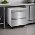 Thumbnail image #4 for Delfield 32-Inch One-Section Undercounter Freezer Worktop with 2 Drawers