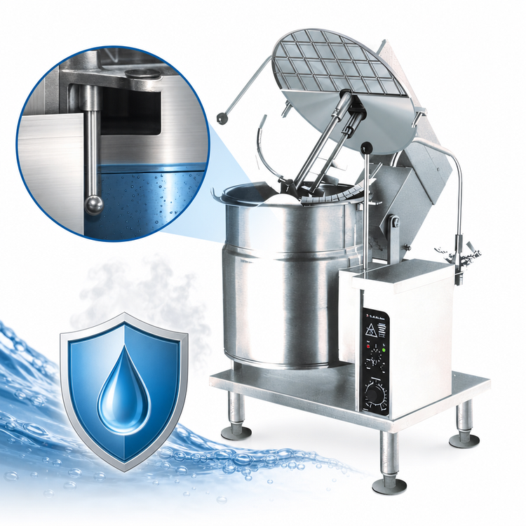 Product image #4 for Cleveland Range Electric 12-Gallon Countertop Tilting 2/3-Jacketed Mixer Kettle