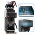 Thumbnail image #4 for BUNN AXIOM®-DV-3 Single Automatic Fill Commercial Drip Coffee Brewer, Dual Voltage, 3 Warmers, 200 oz Tank
