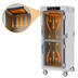 Thumbnail image #4 for Metro C5 8 Series Mobile Full-Height Pass-Thru Controlled Temperature Holding Cabinet with Solid Dutch Doors and Lip Load Slides