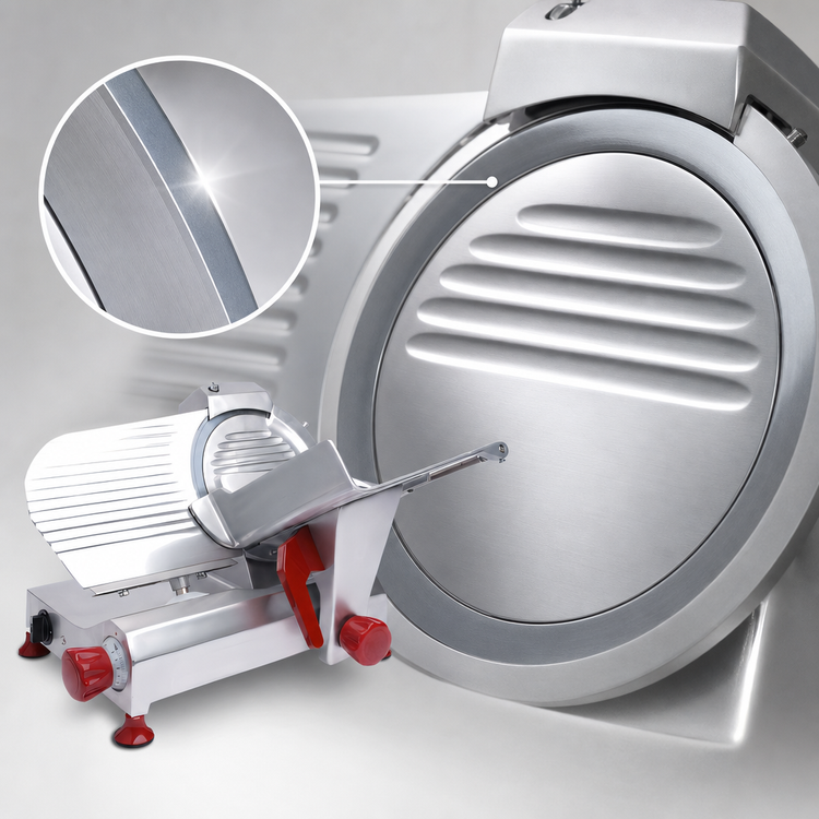 Product image #4 for Trento 10-Inch Manual Gravity Feed Countertop Meat Slicer, 0.35 HP, 110V