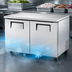 Thumbnail image #4 for 48-Inch 2-Section Undercounter Solid Door Freezer with Hydrocarbon Refrigerant