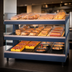 Thumbnail image #4 for Hatco Glo-Ray Designer Slant Dual-Shelf Countertop Hot Food Display Warmer with Heated Glass Shelves