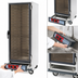 Thumbnail image #4 for Metro C5 1 Series Full Height Mobile Non-Insulated Heated Holding Cabinet with Clear Polycarbonate Door and Universal Wire Slides