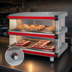 Thumbnail image #4 for Hatco Glo-Ray® Designer Horizontal Countertop Hot Food Display Warmer, 48.25-Inch Wide, 2 Shelves