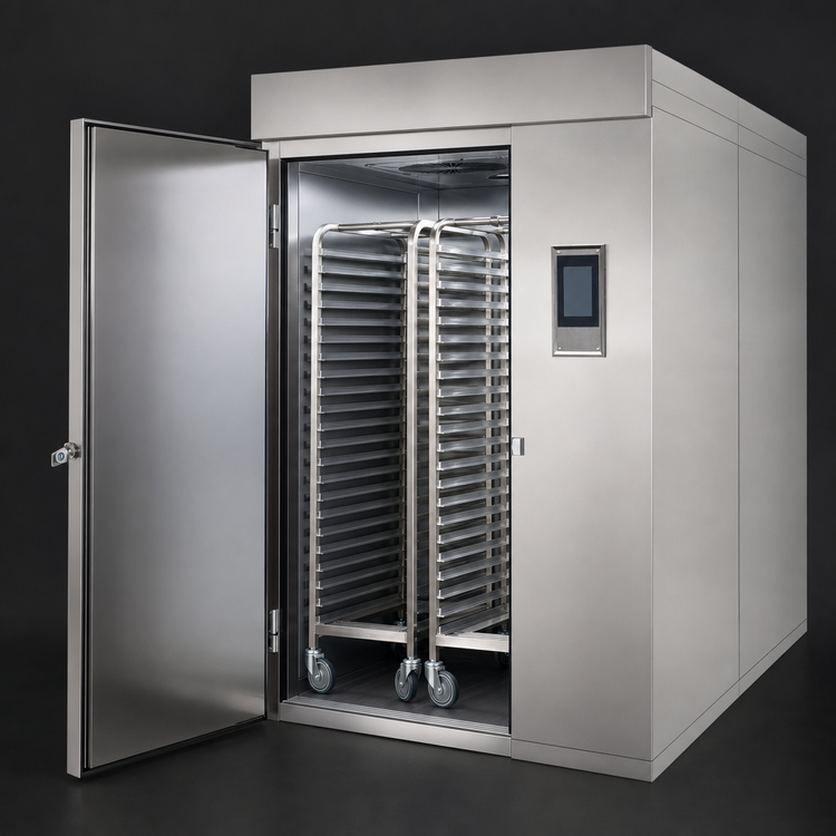 Product image #4 for HURRiCHiLL Modular Roll-In Blast Chiller/Shock Freezer, 2-Trolley, Remote Refrigeration