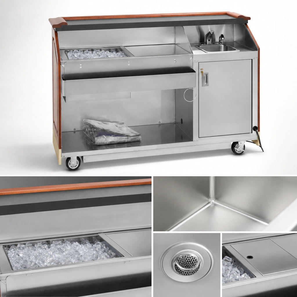 60 lb Insulated Ice Bin