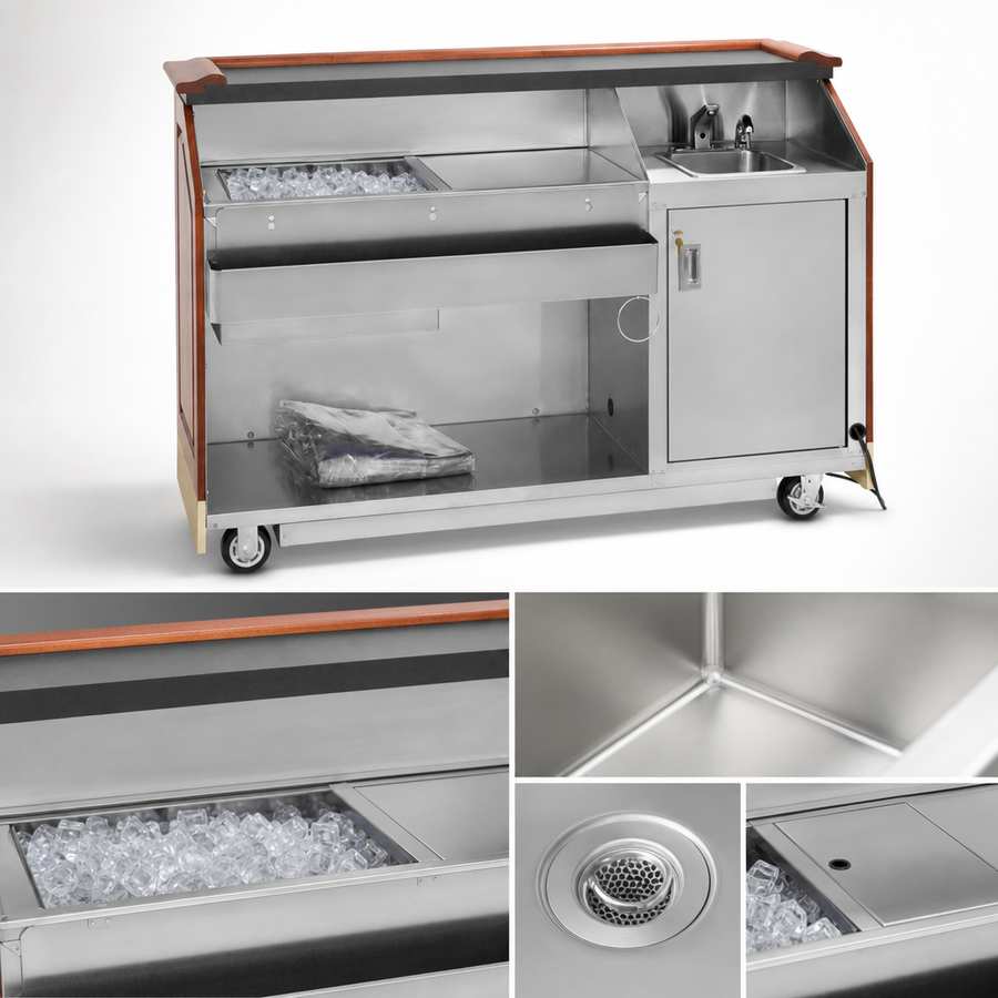 60 lb Insulated Ice Bin