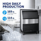 Thumbnail image #4 for Koolaire KYF0150A Undercounter Half-Kube Ice Machine with 92 lb Bin, Air-Cooled, 169 lb/24 Hr Production