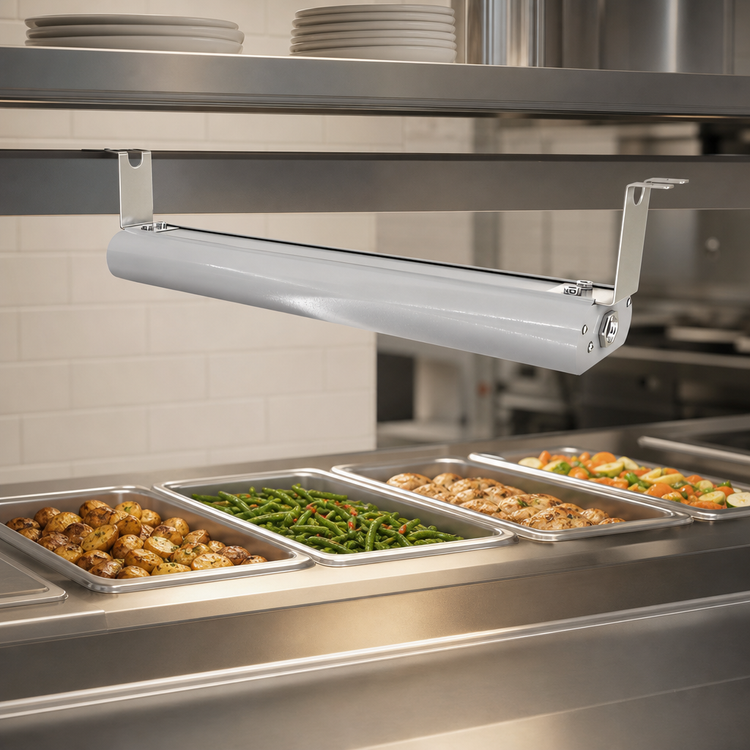 Product image #4 for Vollrath FC-4SH-36120-CH-SW 36-Inch Low Profile Unlighted Strip Heat Lamp