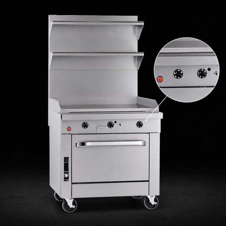 Product image #4 for Southbend Platinum 32-Inch Heavy Duty Gas Modular Griddle Range