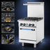 Thumbnail image #4 for Turbo Air Radiance 24-Inch Heavy Duty Gas Restaurant Range with 4 Open Burners and Oven