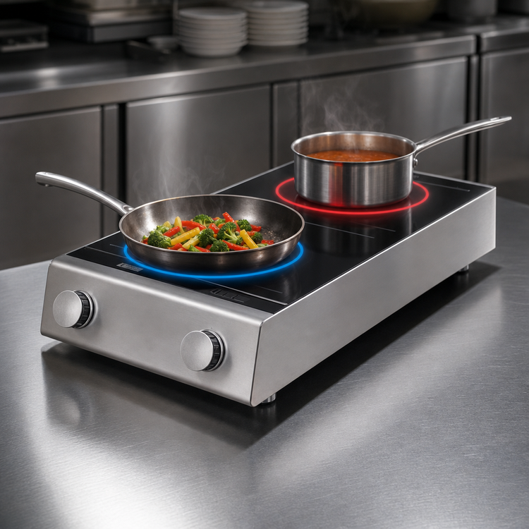 Product image #4 for Garland Instinct 2-Burner Countertop Induction Cooktop
