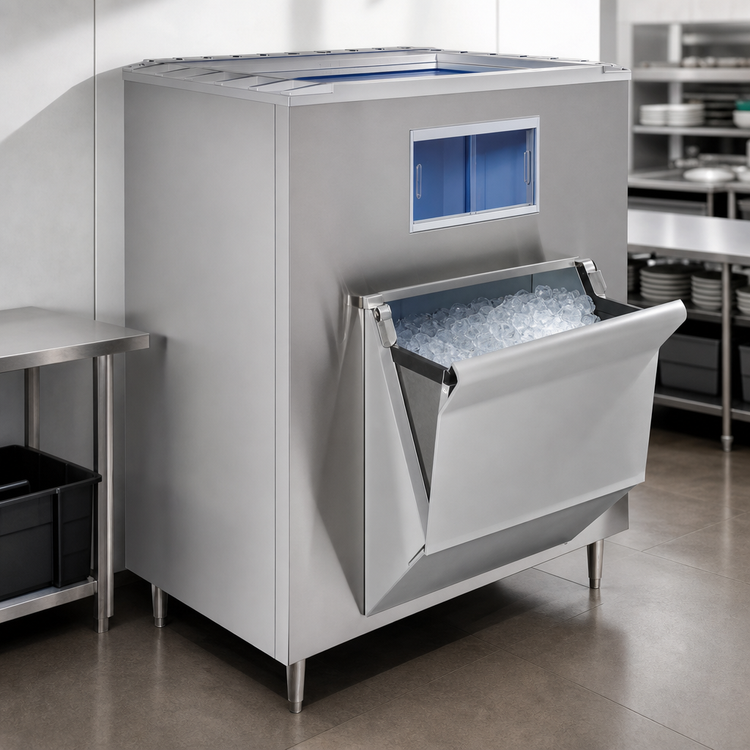 Product image #4 for Manitowoc LB1460 Upright First-In, First-Out Ice Storage Bin, 1366 lb Capacity, 60-Inch Wide