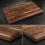Thumbnail image #4 for John Boos Boos Block WALKCT-BL1225-O American Black Walnut Edge-Grain Kitchen Countertop, 12 x 25 x 1-1/2 Inch, Oil Finish, No Backsplash