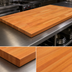 Thumbnail image #4 for Boos Block American Cherry Edge Grain Kitchen Countertop, 60 x 32 x 1-1/2 Inch Flat Top, Penetrating Oil Finish