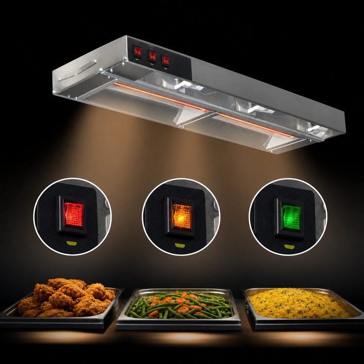 Product image #4 for Eagle RedHots 60-Inch High-Watt Lighted Strip Heat Lamp with Remote, 120V